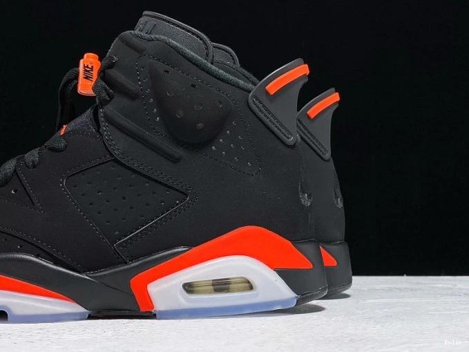Bmlin Jordan OG Black Infrared 6 Retro Air 384664-060 0723